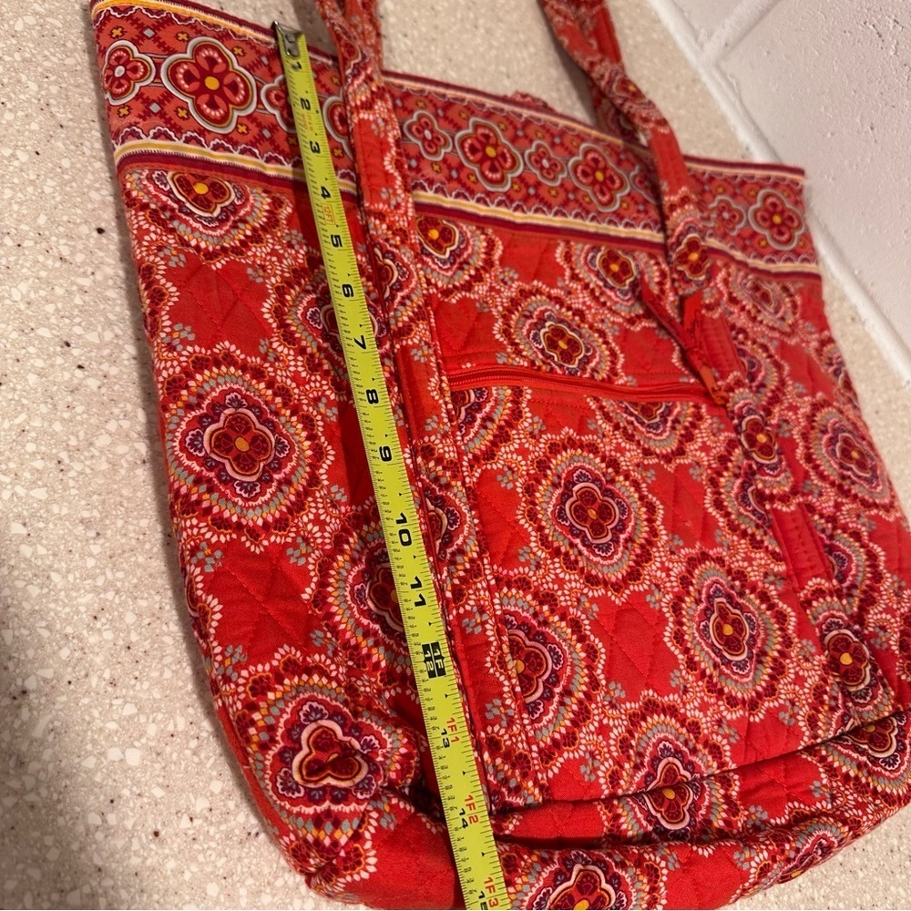 Vera Bradley Villager Toggle Closure 2 Pockets, Paprika, Large Tote Shoulder Bag - Picture 15 of 15